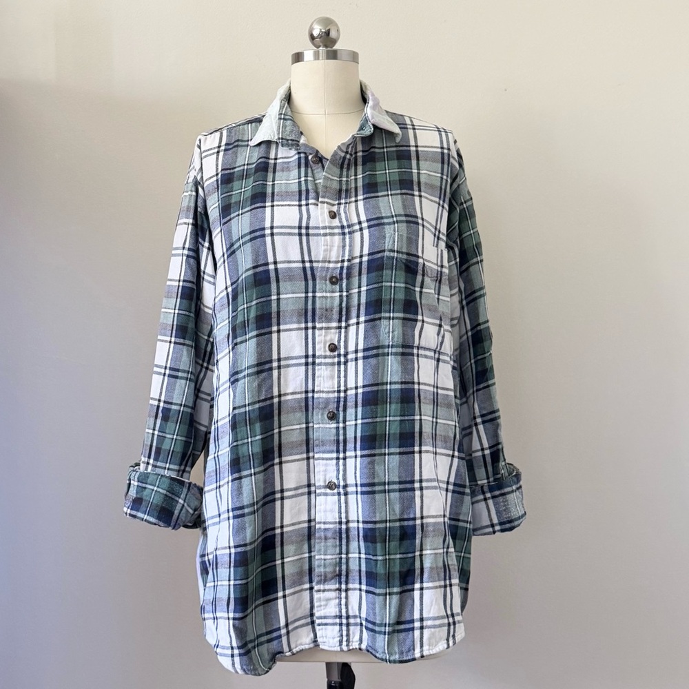 Furst of a Kind Reworked Vintage Flannel - Picture 1 of 3